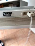 2x plissé gordijnen wit luxaflex 160Bx163H, Huis en Inrichting, Gebruikt, Wit, 150 tot 200 cm, Ophalen of Verzenden