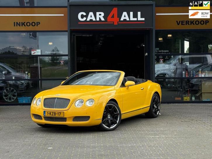 Bentley Continental GTC 6.0 W12 CABRIO/KEYLESS/LEDER/CAMERA/, Auto's, Bentley, Bedrijf, Te koop, Continental GTC, 4x4, Airconditioning