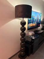 Bollenlamp met suede kap van croco, Huis en Inrichting, Ophalen, Zo goed als nieuw, Minder dan 100 cm