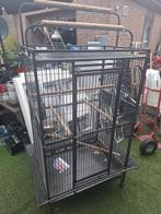Papegaaienkooi, Dieren en Toebehoren, Ophalen, Gebruikt, Metaal, Vogelkooi
