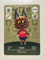 Nintendo Animal Crossing Cards - Series 4 - card 323 Katt, Avontuur en Actie, 1 speler, Ophalen of Verzenden, Zo goed als nieuw