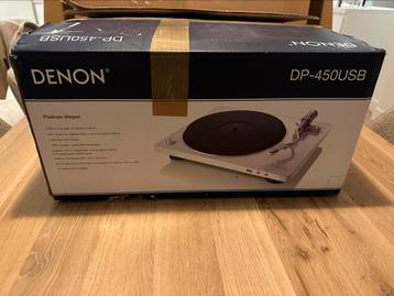 Denon - DP-450USB - Hifi Platenspeler - Wit