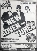 Originele grote poster New Adventures. Nederpop historie, Ophalen of Verzenden, A1 t/m A3, Muziek, Rechthoekig Staand