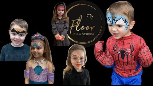 Floor Hair & Schmink (schminken en Glittertattoos), Diensten en Vakmensen, Kinderfeestjes en Entertainers, Schmink- of Themafeestjes