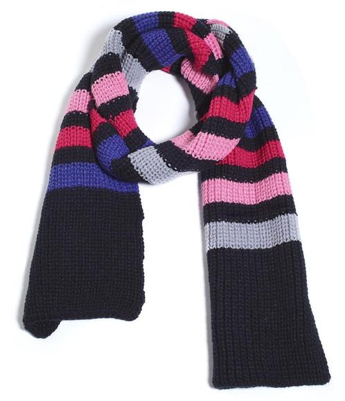 Esprit sjaal en muts met pompon zwart roos paars 140-146, Kinderen en Baby's, Kinderkleding | Mutsen, Sjaals en Handschoenen, Nieuw
