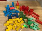 Houten Bouwstenen Set - Kleurrijk en Creatief, Ophalen, Gebruikt, Overige merken
