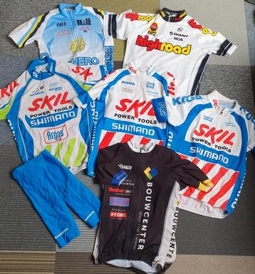 6x fietsshirt M + kniestukken beschikbaar voor biedingen