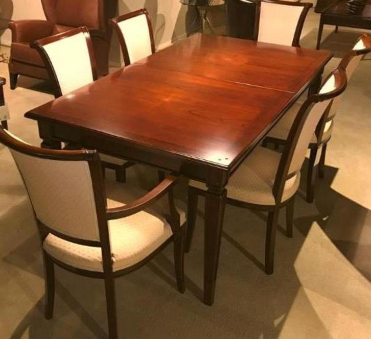 Eetkamertafel Selva Kersen klassieke topkwaliteit ( 03, Huis en Inrichting, Tafels | Eettafels, Zo goed als nieuw, 50 tot 100 cm
