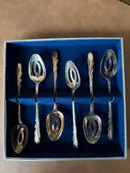 6 olijf lepels van zilverstad Schoonhoven, Ophalen of Verzenden