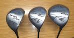 Memphis Driver 1 + Wood 3 + Wood 5 rechtshandig steel shaft, Sport en Fitness, Golf, Overige merken, Gebruikt, Ophalen of Verzenden