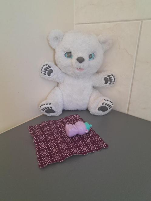FurReal ijsbeer knuffel, Kinderen en Baby's, Speelgoed | Knuffels en Pluche, Zo goed als nieuw, Beer, Ophalen of Verzenden