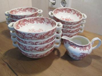 Valeria rood Villeroy en Boch serviesdelen roze beschikbaar voor biedingen