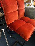 Fauteuils Velvet Malaga kleur koper, Huis en Inrichting, Fauteuils, Ophalen, Zo goed als nieuw, Minder dan 75 cm, 50 tot 75 cm