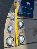 Sterling Elephant Zilveren nautilus schelp hanger, Met hanger, Blauw, Ophalen of Verzenden, Zo goed als nieuw