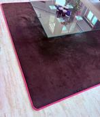 Bordeaux rood met fuchsia randen vloerkleden, Ophalen, Gebruikt, Rond, 200 cm of meer