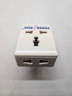 PowerKing Multi Reisadapter Stekkerdoos Stopcontact Splitter, Ophalen of Verzenden, Gebruikt, Stopcontact