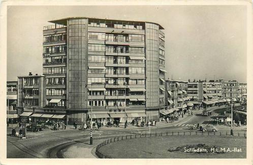 (388-540-001) Schiedam Hema Flat, Verzamelen, Ansichtkaarten | Nederland, Zuid-Holland, Verzenden