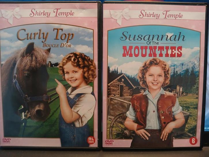 Shirley temple ( set : curly top en susannah of the mounties, Cd's en Dvd's, Dvd's | Klassiekers, Zo goed als nieuw, Actie en Avontuur