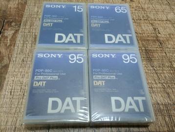 4 stuks Sony PDP Audio DAT-tapes (Nieuw) beschikbaar voor biedingen