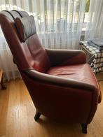 Mooie leren fauteuil van Mols & Geurts, Ophalen, Gebruikt, 50 tot 75 cm, Leer
