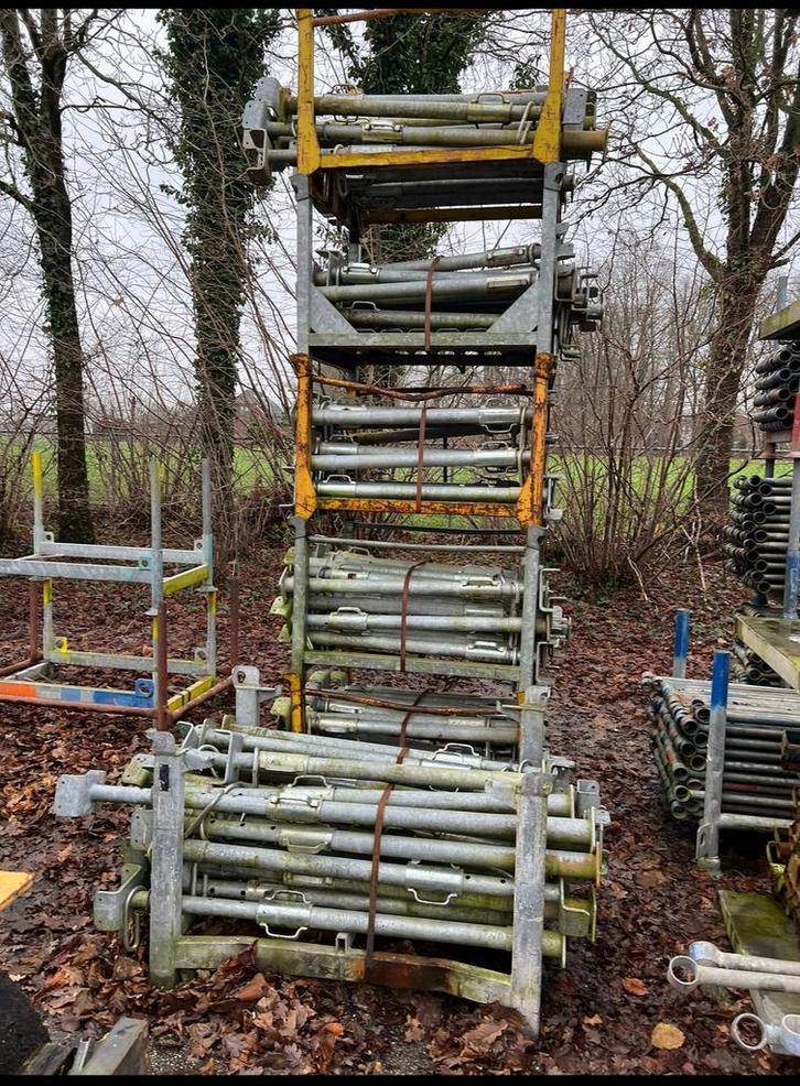 Bouwstempels 100 cm / 150 cm en 120 cm / 160 cm - gebruikt, Doe-het-zelf en Verbouw, Steigers, Gebruikt, Overige typen, Minder dan 2 meter