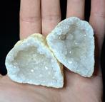 Bergkristal geode vol kristallen edelsteen verzameling, Verzamelen, Mineralen en Fossielen, Ophalen of Verzenden