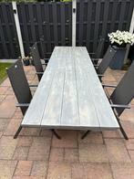 Steigerhouten Tuintafel - 3,5 Meter, Tuin en Terras, Tuinsets en Loungesets, Ophalen, Gebruikt, Eettafel, Steigerhout