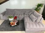 GRATIS LEVERING Z.G.A.N Ribstof Hoekbank 315x255 GEREINIGD, 300 cm of meer, Ophalen of Verzenden, Zo goed als nieuw, 150 cm of meer