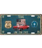 Amerikaanse kentekenplaat Texas Chevrolet Chevy bel air, Ophalen of Verzenden, Zo goed als nieuw, Reclamebord