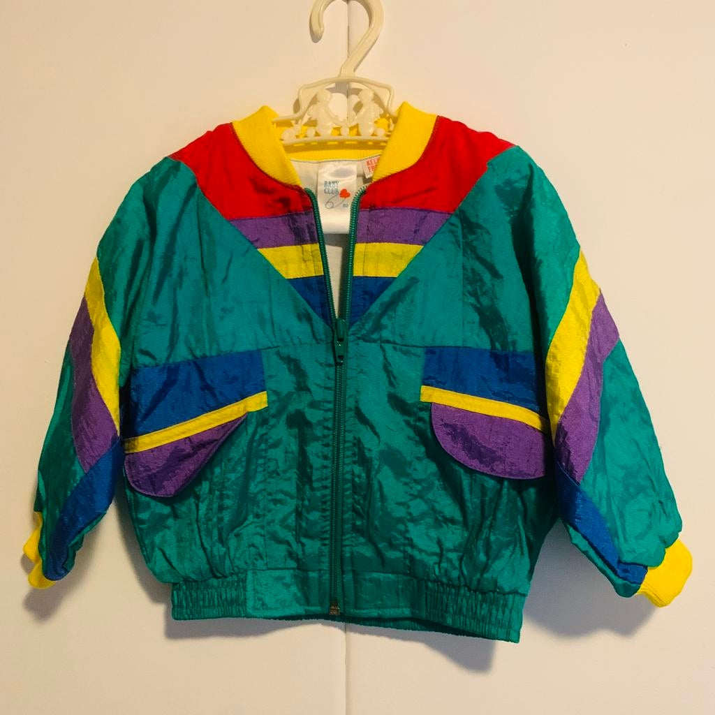 Vintage zomerjasje maat 80 jasje jaren 70/80, Ophalen of Verzenden, Zo goed als nieuw, Jongetje of Meisje, Jasje