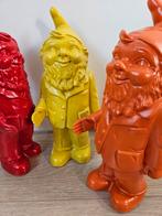 Otmar Hörl Kabouters - Set van 3, Verzenden, Gebruikt, Kunststof, Tuinkabouter