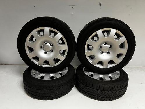 Saab 9-3 winterset, Auto-onderdelen, Banden en Velgen, Banden en Velgen, Winterbanden, 16 inch, 205 mm, Personenwagen, Gebruikt