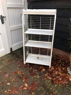 Industriele vintage verrijdbare stelling/kast, Huis en Inrichting, Kasten | Stellingkasten, Ophalen, Zo goed als nieuw