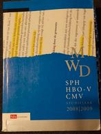 Studiejaar 2008-2009 Wetgeving MWD, SPH, HBO-V, CMW 08-09, Gelezen, Ophalen of Verzenden, F. Slager; C.J.M. Meijer; M. Verhage-van Kooten