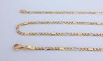 Lange 18 karaat Gouden Ketting Valkoog-Fantasyschakel 72cm, Jw, Verzenden, Nieuw, Info@juwelenwereld.nl