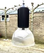 4 grote industriele hanglampen.  (Bijna gratis), Huis en Inrichting, Lampen | Hanglampen, Gebruikt, Glas, Ophalen