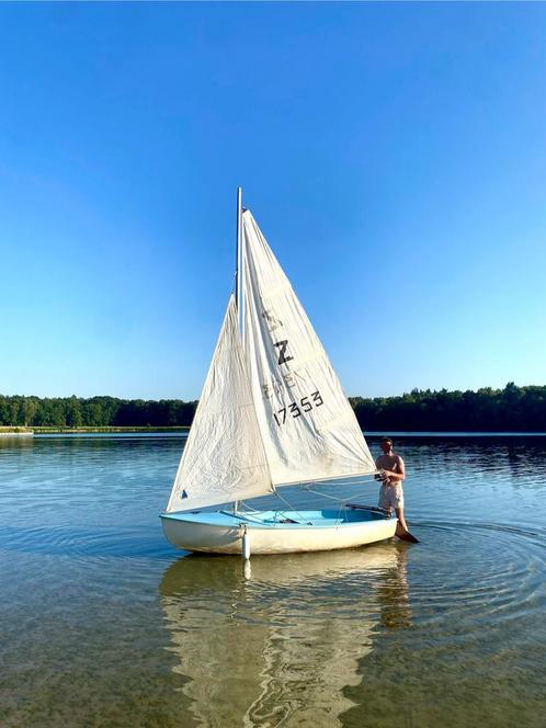 Zeilboot + wegtrailer (compleet vaarklaar), Watersport en Boten, Zeilen en Zeiltoebehoren, Ophalen