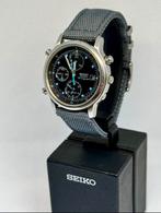 Seiko 7T32 Alarm Chronograaf, Seiko, Snelheid, Blauw, IOS