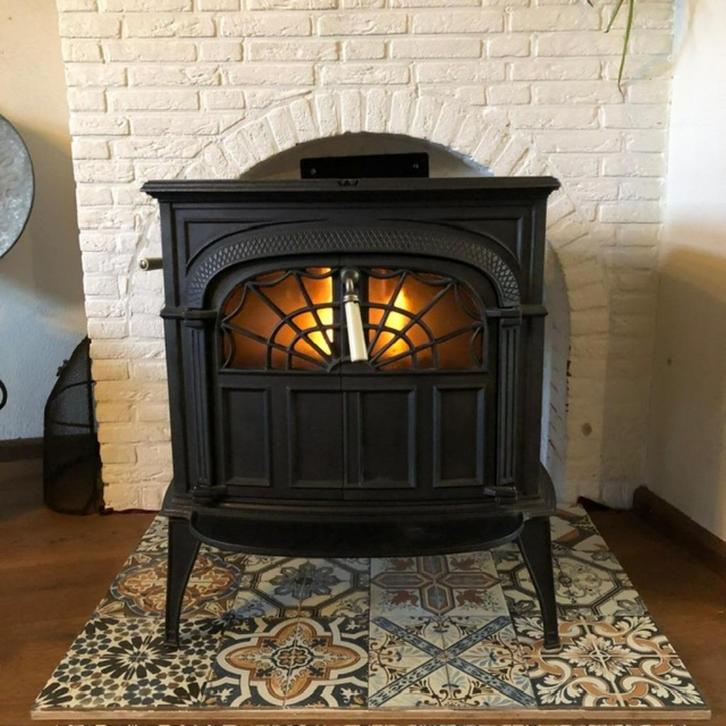 Houtkachel Vermont Castings Intrepid II, Huis en Inrichting, Kachels, Gebruikt, Vrijstaand, Houtkachel, Hout, Ophalen