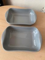 2x Ovenschaal Vivo Villeroy en Boch grijs (AH actie), Ophalen of Verzenden, Zo goed als nieuw, Overige stijlen, Schaal of Schalen