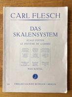 Carl Flesch, Das Skalensysem, oefeningen voor viool, Muziek en Instrumenten, Gebruikt, Klassiek, Les of Cursus, Ophalen of Verzenden