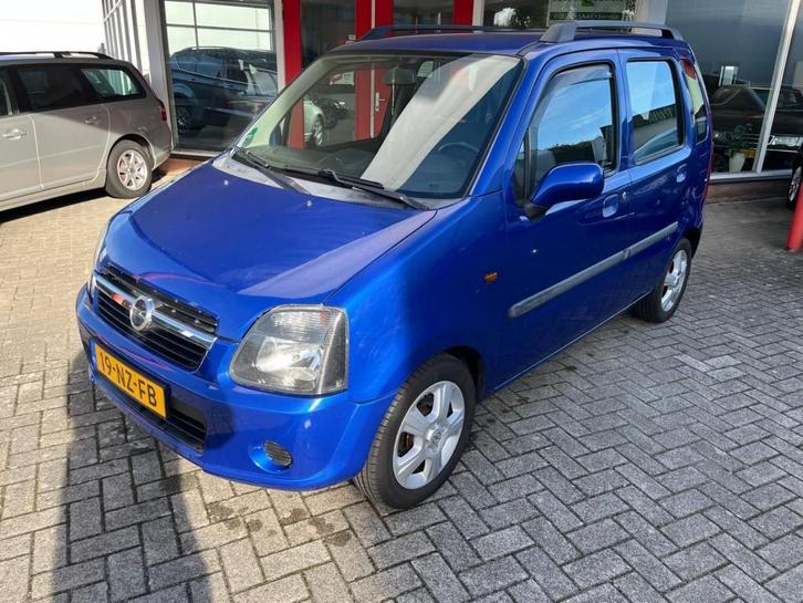 Opel AGILA 1.2 16V Nieuwe APK STUURBEKRACHTIGING TREKHAAK, Auto's, Opel, Bedrijf, Agila, Airbags, Centrale vergrendeling, Dakrails