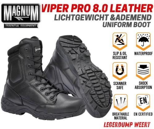 Magnum Viper Pro 8.0 – Waterdichte Lichtgewicht Non-metallic, Doe-het-zelf en Verbouw, Veiligheidskleding, Nieuw, Ophalen of Verzenden