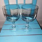 Irish Coffee glazen met zwart logo set van 2, Ophalen, Glas of Glazen, Gebruikt, Glas