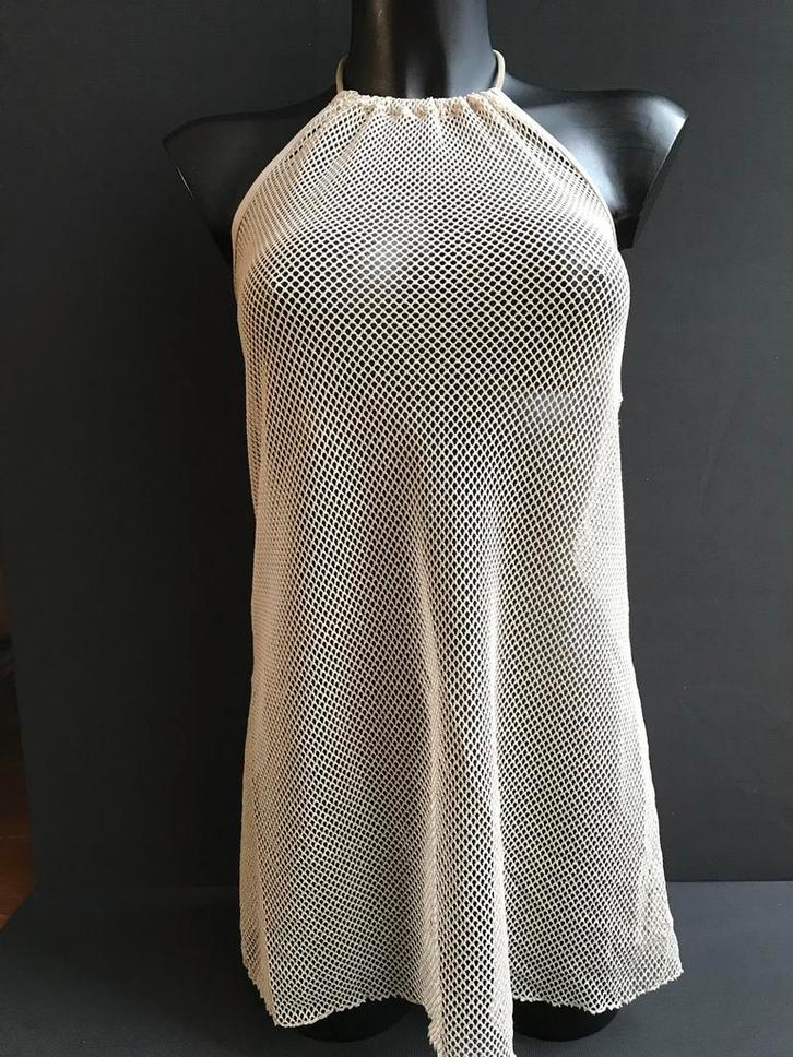 Val de azure strand jurk maat 1 = s/m, Kleding | Dames, Badmode en Zwemkleding, Nieuw, Overige typen, Beige, Verzenden
