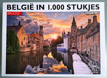 Dutchbook PuzzelTijd Puzzel 'België in 1.000 stukjes' Brugge beschikbaar voor biedingen