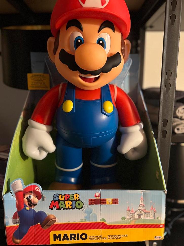 Super Mario XXL figuur – 46 cm – Jakks Pacific, Verzamelen, Poppetjes en Figuurtjes, Zo goed als nieuw, Ophalen of Verzenden