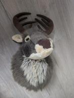 Pluche rendierkop wanddecoratie, Kinderen en Baby's, Speelgoed | Knuffels en Pluche, Ophalen, Zo goed als nieuw, Overige typen