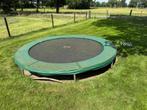 Berg trampoline 330 cm, Ophalen, Gebruikt