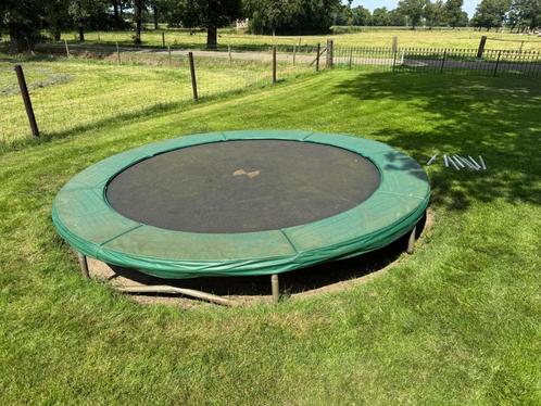 Berg trampoline 330 cm, Kinderen en Baby's, Speelgoed | Buiten | Trampolines, Gebruikt, Ophalen